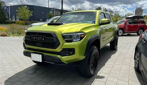 2022 Toyota Tacoma TRD Pro in Electric Lime: Photo Gallery - evto.ca