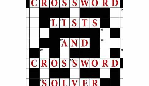 Crossword Lists and Crossword Solver (Edition 3) (Paperback) - Walmart