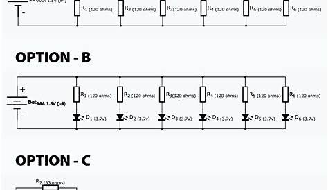 resistors - How do I make a 6 LEDs Parallel circuit - Electrical