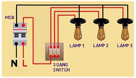 3 Gang 3 Way Switch Wiring - 3 Way Switch Wiring Diagram & Schematic