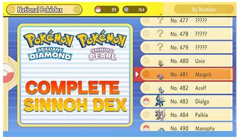 How to Unlock National Pokedex in Pokemon Brilliant Diamond & Shining
