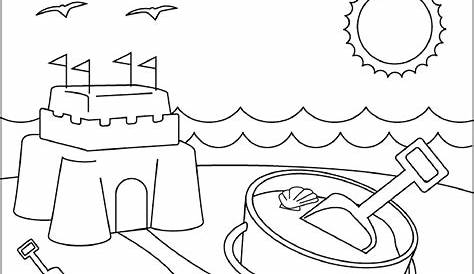 coloring pages printable summer activities