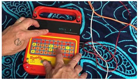 Circuit bent speak and spell - YouTube