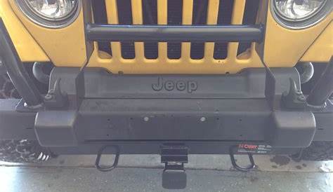 2004 Jeep Wrangler Curt Front Mount Trailer Hitch Receiver - Custom Fit