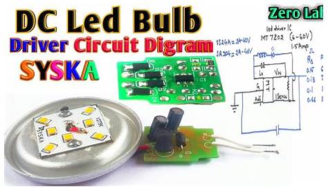 rechargeable led bulb circuit diagram