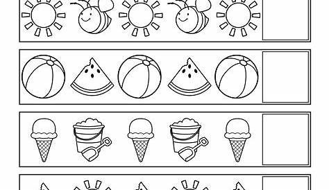 Summer Worksheets For Kindergarten - Kindergarten