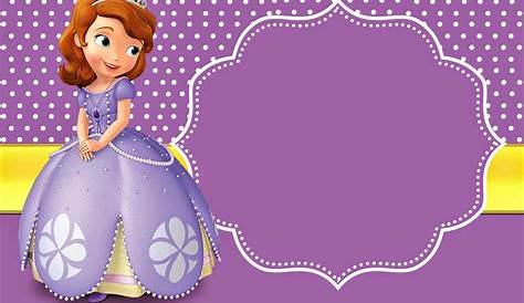 Sofia the First Free Printable Invitations. | Oh My Fiesta! in english