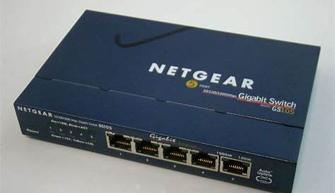 Netgear Gigabit Switch 5 port GS105 606449029697 | eBay