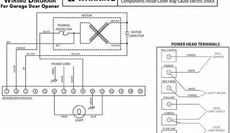 automatic door opener wiring diagram