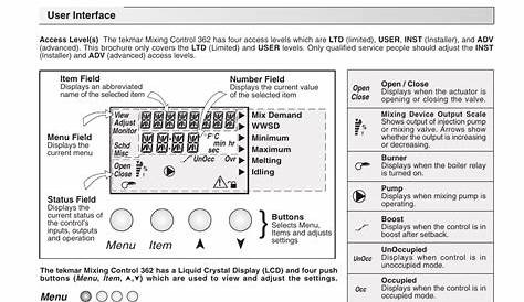 tekmar 362 Mixing Control User Manuals User Manual | 4 pages | Original