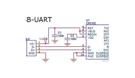 cp2102 usb to ttl schematic