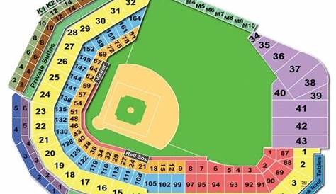 fenway concert seating chart with rows