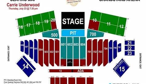 Paso Robles Mid State Fair Concert Seating Chart | Elcho Table