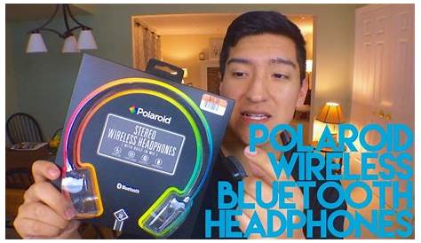 polaroid bluetooth headphones manual