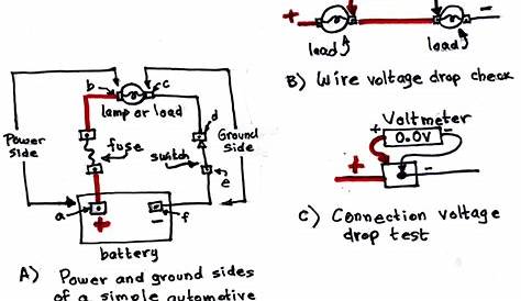 voltage drop circuit diagram