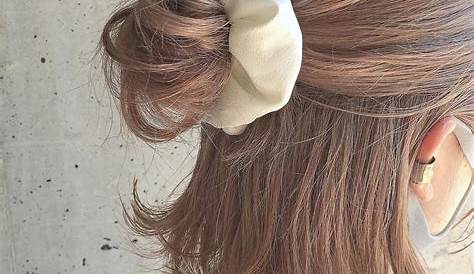 シュシュを使ったヘアアレンジ特集！簡単だけど凝って見える時短スタイル♪ folk