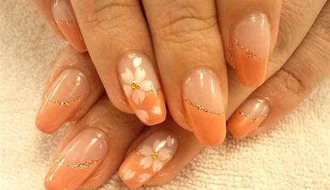 ネイル オレンジ 春 ᴄɢ On Twitter Spring Nail Art Spring Nails Nail