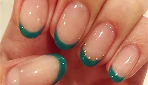 Green French Tip Nails A Playful Twist On A Classic Look