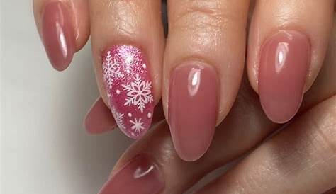 ピンク冬ネイル雪の結晶♡稚内ネイルサロン【マイネイル】 mynail privateroom 【稚内ネイルサロン】