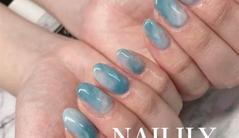 ブルー ネイル マーブル スタッフ～～♪ Blog 八王子駅近くのサロン Nail Up WIS' アップウィズ