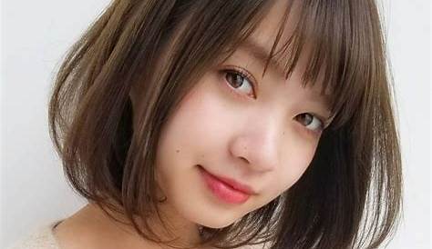 ボブ髪型の美しい写真 長め前髪×ショートボブ特集！大人っぽくて女性らしい魅力的な髪型に挑戦♪ Folk