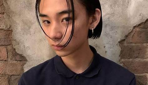 モード 髪型 ボブ メンズ 2wayセンターパート｜・ LIPPS 渋谷｜MENS HAIRSTYLE ヘアスタイル Asian Boy