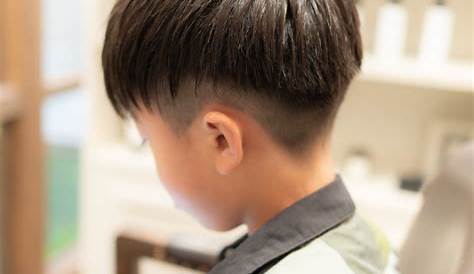 男の子 髪型 小学生ツーブロック STYLE『小学生の前下がりマッシュツーブロックスタイル』 鳥取市の美容室ステラ『STELLA PREMIUM HAIR』