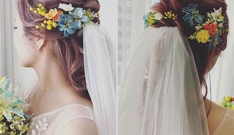 花嫁 髪型 ロング ベール ウェディングドレスにぴったりの30選♡『ゆるふわ』でおしゃれに ウェディングニュース