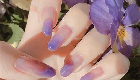 【新作】薄紫のグラデーションネイル ネイルチップ（つけ爪） yukinail 通販｜Creema(クリーマ)