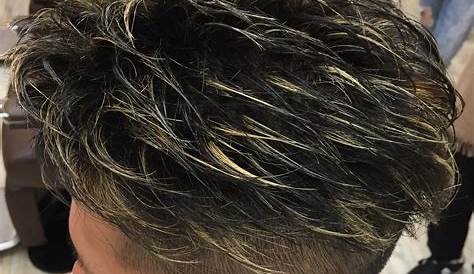 髪型 メンズ カラー メッシュ 川越市扇河岸の特化理容室Hair Salon GRANZ