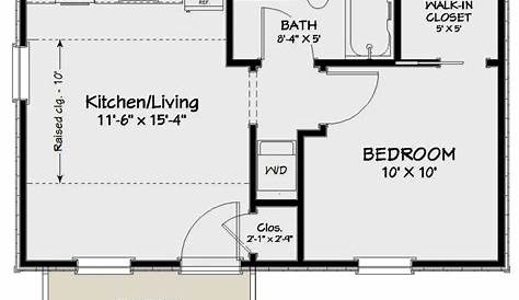 Amazing Concept 2 Bed 2 Bath Cabin Plans