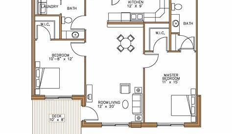 Cottage Plan: 400 Square Feet, 1 Bedroom, 1 Bathroom - 1502-00008