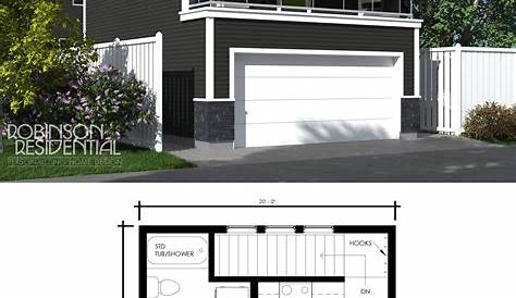Garage Apartment Plan 64817 | Total Living Area: 1068 sq. ft., 2