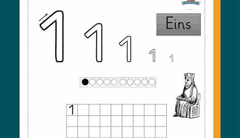 Arbeitsblatt einfaches Zählen bis 10 | Matheaufgaben Klasse 1