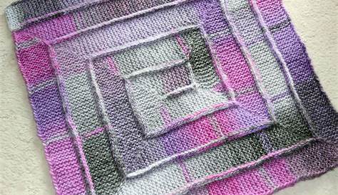 10-Maschen-Decke mit Farbverlaufsgarn | Strickmuster stricken, Stricken