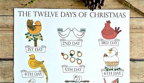 12 Days Of Christmas Flashcards Super Simple