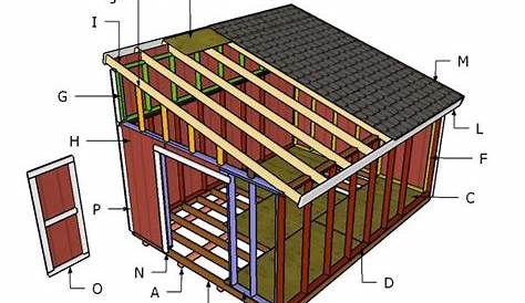 Shed Plans 12x16 Etsy