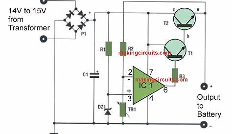 12V Car Battery Charger Circuit Diagram