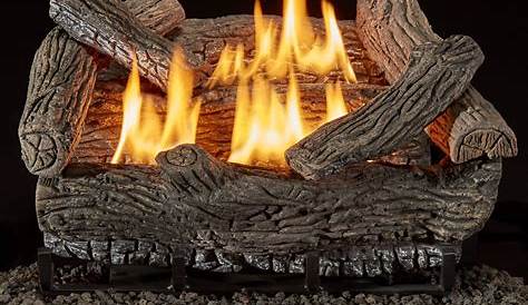 Hargrove 18Inch Grand Oak Gas Log Set With Vented Natural Gas EBurner