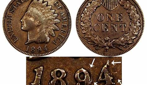 1894 Indian Head Penny Worth Buy Cent Fine Apmex