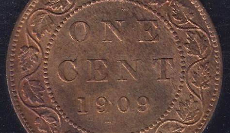 1904 One Cent Value 1 Edward Vii Newfoundland Numista