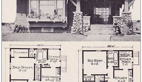 1930 House Renovation Floor Plans Practical Homes Craftsman Architectural