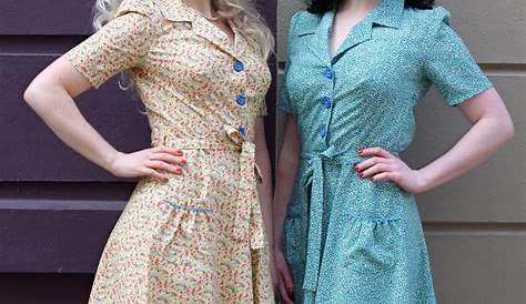 GracefullyVintage Sewing 1940s Summer Dress Vintage summer outfits