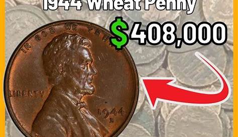 1944 S Wheat Penny Value Chart Cent Error Varietie And