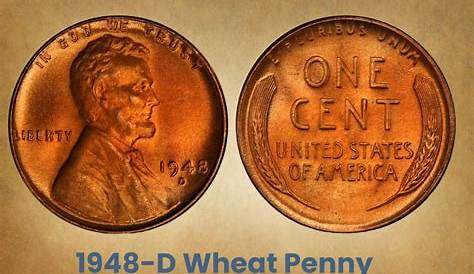 1948 D Wheat Penny Worth Value Are “” “s” No Mint Mark Money?