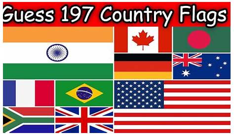 197 Countries Of The World Quiz Flags In 1014 YouTube