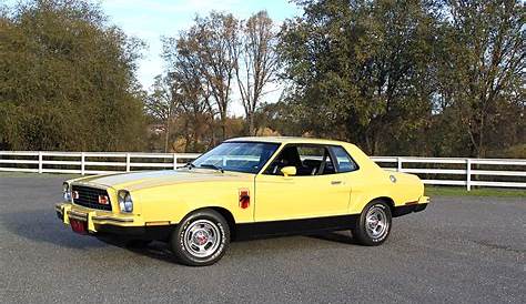 Bright Yellow 1976 Ford Mustang II Stallion Coupe