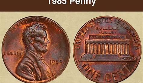 1985 Penny Error List With Very Rare Etsy