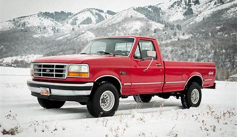 1993 Ford F150 Red