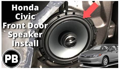 Honda Civic 1997 Speaker Size Honda Civic